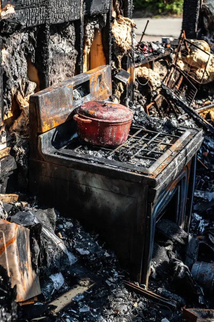 Damaged contents at home
